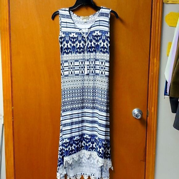 One world,  high low dress, size petite large - Picture 1 of 4